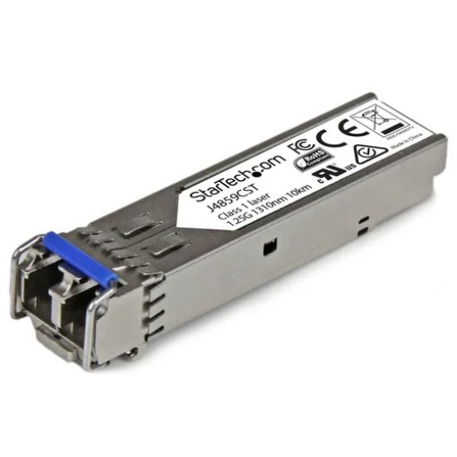 Picture of Startech.Com Hp J4859C Compatible Sfp Transceiver Module - 1000BASE-LX~HPE J4859C Compatible Sfp Module - 1000BASE-LX - 1GbE Single Mode /Multi Mode Fiber Optic Transceiver - 1GE Gigabit Ethernet Sfp - Lc 10km - 1310nm - Ddm Hpe 1400, 1700, 1820 - J4859CST