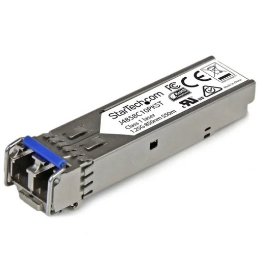 Picture of Startech.Com Hp J4859C Compatible Sfp Transceiver Module - 1000BASE-LX - 10 Pack~10 Pack Hpe J4859C Compatible Sfp Module - 1000BASE-LX - 1GbE Single Mode /Multi Mode Fiber Optic Transceiver - 1GE Gigabit Ethernet Sfp - Lc 10km - 1310nm - Ddm Hpe 1400, 1700, 1820 - J4859c10pkst