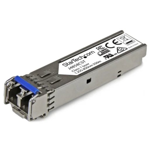 Picture of Startech.Com Hp J4858C Compatible Sfp Transceiver Module - 1000BASE-SX~HPE J4858C Compatible Sfp Module - 1000BASE-SX - 1GbE Multi Mode Fiber Optic Transceiver - 1GE Gigabit Ethernet Sfp - Lc 550m - 850nm - Ddm Hpe 1400, 1700, 1820 - J4858CST