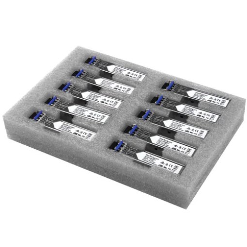 Picture of Startech.Com Cisco Glc-Lh-Smd Compatible Sfp Transceiver Module - 1000BASE-LX/LH - 10 Pack~Cisco Glc-Lh-Smd Compatible Sfp Module (10 Pack) - 1000BASE-LX/LH - 1GbE Single Mode Fiber Smf Optic Transceiver - 1GE Gigabit Ethernet Sfp - Lc 10km - 1310nm - Ddm Cisco Firepower, ASR920, IE2000 - GLCLHSMD10ST