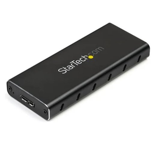 Picture of Startech.Com M.2 Ssd Enclosure for M.2 Sata Ssds - Usb 3.1 (10Gbps) with Usb-C Cable - Sm21bmu31c3