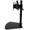 Picture of Startech.Com Dual-Monitor Stand - Horizontal - Black - Armbarduo