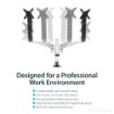 Picture of Startech.Com Desk-Mount Dual Monitor Arm - Full Motion Articulating - Premium - ARMDUAL30