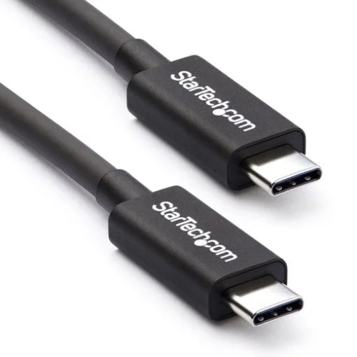 Picture of Startech.Com 0.5m Thunderbolt 3 (40Gbps) Usb-C Cable - Thunderbolt, Usb, and Displayport Compatible - Tblt34mm50cm