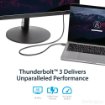 Picture of Startech.Com 1m Thunderbolt 3 (20Gbps) Usb-C Cable - Thunderbolt, Usb, and Displayport Compatible - Tblt3mm1m