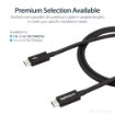 Picture of Startech.Com 1m Thunderbolt 3 (20Gbps) Usb-C Cable - Thunderbolt, Usb, and Displayport Compatible - Tblt3mm1m