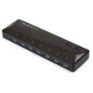 Picture of Startech.Com 7-Port Usb 3.0 Hub Plus Dedicated Charging Ports - 2 X 2.4A Ports~7-Port Usb 3.0 Hub (5Gbps) Plus Dedicated Charging Ports - 2 X 2.4A Ports - St93007u2c