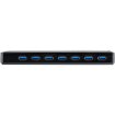 Picture of Startech.Com 7-Port Usb 3.0 Hub Plus Dedicated Charging Ports - 2 X 2.4A Ports~7-Port Usb 3.0 Hub (5Gbps) Plus Dedicated Charging Ports - 2 X 2.4A Ports - St93007u2c