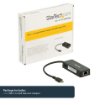 Picture of Startech.Com Usb-C To Gigabit Network Adapter with Extra Usb 3.0 Port - Us1gc301au