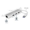 Picture of Startech.Com 3-Port Portable Usb 3.0 Hub Plus Gigabit Ethernet - Built-In Cable~3-Port Portable Usb 3.0 Hub Plus Gigabit Ethernet - 5Gbps - Built-In Cable - St3300g3ua