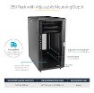 Picture of Startech.Com 4-Post 25U Server Rack Cabinet, Lockable 19" Data Rack Cabinet for Computer / Av / It Equipment, Office / Home Network Rack with Casters & Adjustable Mounting Rails - RK2536BKF