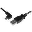 Picture of Startech.Com Micro-Usb Charge-And-Sync Cable M/M - Left-Angle Micro-Usb - 24 Awg - 2 M (6 Ft.) - USBAUB2MLA