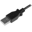 Picture of Startech.Com Micro-Usb Charge-And-Sync Cable M/M - Left-Angle Micro-Usb - 24 Awg - 2 M (6 Ft.) - USBAUB2MLA