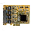 Picture of Startech.Com 4-Port Pcie Gigabit Network Adapter Card - St1000spex43