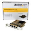 Picture of Startech.Com 4-Port Pcie Gigabit Network Adapter Card - St1000spex43