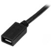 Picture of Startech.Com Micro-Usb Extension Cable - M/F - 0.5m (20in) - USBUBEXT50CM