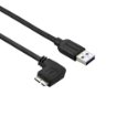 Picture of Startech.Com Slim Micro Usb 3.0 Cable - M/M - Left-Angle Micro-Usb - 0.5m (20in) - Usb3au50cmls