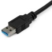Picture of Startech.Com Usb To Ethernet Adapter, Usb 3.0 To 10/100/1000 Gigabit Ethernet Lan Converter for Laptops, 11.8in/30cm Attached Cable, Usb To RJ45 Adapter, Nic Adapter, Usb Network Adapter - Usb31000s2h