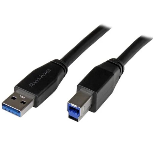 Picture of Startech.Com Active Usb 3.0 Usb-A To Usb-B Cable - M/M - 5m (15ft) - Usb3sab5m