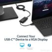 Picture of Startech.Com Usb-C To Vga Adapter - Black - 1080p - Video Converter for Your Macbook Pro - Usb C To Vga Display Dongle - Upgraded Version Is CDP2VGAEC - CDP2VGA
