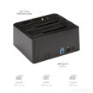 Picture of Startech.Com Dual-Bay Usb 3.2 Gen 2 To Sata Hard Drive Docking Station, Usb 10Gbps Hard Drive Dock, External 2.5/3.5" Sata I/Ii/Iii Ssd/Hdd Docking Station, Hot-Swap Hard Drive Bay, Top-Loading - Sdock2u313
