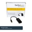 Picture of Startech.Com ​​Usb-C To Gigabit Ethernet Adapter - Black​ - Us1gc30b