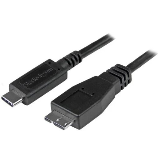 Picture of Startech.Com Usb-C To Micro-B Cable - M/M - 1m (3ft) - Usb 3.1 (10Gbps) - Usb31cub1m