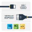 Picture of Startech.Com Usb-C To Micro-B Cable - M/M - 1m (3ft) - Usb 3.1 (10Gbps) - Usb31cub1m