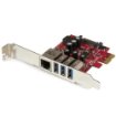 Picture of Startech.Com 3-Port Pci Express Usb 3.0 Card + Gigabit Ethernet - Pexusb3s3ge