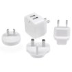 Picture of Startech.Com Dual-Port Usb Wall Charger - International Travel - 17W/3.4A - White - USB2PACWH