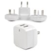 Picture of Startech.Com Dual-Port Usb Wall Charger - International Travel - 17W/3.4A - White - USB2PACWH