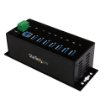 Picture of Startech.Com 7-Port Industrial Usb 3.0 Hub with Esd Protection~7-Port Usb 3.0 Hub (5Gbps) - Metal Industrial Usb-A Hub with Esd Protection & 350W Surge Protection - Din Rail, Wall or Desk Mountable - Taa Compliant Usb Expander Hub - ST7300USBME