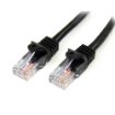 Picture of Startech.Com Cat5e Patch Cable with Snagless RJ45 Connectors - 3m, Black - 45Pat3mbk