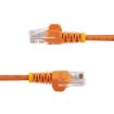 Picture of Startech.Com Cat5e Patch Cable with Snagless RJ45 Connectors - 2m, Orange - 45Pat2mor