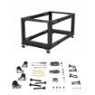 Picture of Startech.Com 4-Post 12U Mobile Open Frame Server Rack, Four Post 19" Network Rack with Wheels, Rolling Rack with Adjustable Depth for Computer/Av/Data/It Equipment - Casters, Leveling Feet or Floor Mounting - 4Postrack12u
