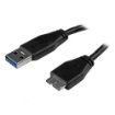 Picture of Startech.Com Slim Micro Usb 3.0 Cable - M/M - 15cm (6in) - Usb3aub15cms