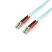 Picture of Startech.Com 5m (16.4ft) Lc/Upc To Lc/Upc OM3 Multimode Fiber Optic Cable, Full Duplex 50/125Μm Zipcord Fiber Cable, 100G, Low Insertion Loss, Lszh Fiber Jumper Cord - A50fblclc5