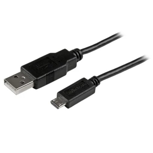 Picture of Startech.Com Short Micro-Usb Cable - M/M - 0.5m - USBAUB50CMBK