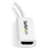 Picture of Startech.Com Mini Displayport To Hdmi Adapter - Active Mdp To Hdmi Video Converter - 4K 30Hz - Mini Dp or Thunderbolt 1/2 Mac/Pc To Hdmi Monitor/Tv/Display - Mdp 1.2 To Hdmi Adapter Dongle - White - Mdp2hd4ksw