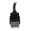 Picture of Startech.Com 3m Usb 2.0 a To Left Angle B Cable - M/M - USBAB3ML