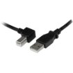 Picture of Startech.Com 2m Usb 2.0 a To Left Angle B Cable - M/M - USBAB2ML