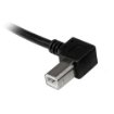 Picture of Startech.Com 2m Usb 2.0 a To Left Angle B Cable - M/M - USBAB2ML