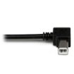 Picture of Startech.Com 2m Usb 2.0 a To Left Angle B Cable - M/M - USBAB2ML