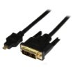 Picture of Startech.Com 3ft (1m) Micro Hdmi To Dvi Cable - Micro Hdmi To Dvi Adapter Cable - Micro Hdmi Type-D Device To Dvi-D Single Link Monitor/Display/Projector Video Converter Cord - Durable - HDDDVIMM1M