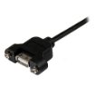 Picture of Startech.Com 3 Ft Panel Mount Usb Cable a To a - F/M - USBPNLAFAM3