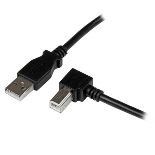 Picture of Startech.Com 3m Usb 2.0 a To Right Angle B Cable - M/M - USBAB3MR