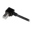Picture of Startech.Com 3m Usb 2.0 a To Right Angle B Cable - M/M - USBAB3MR
