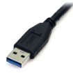 Picture of Startech.Com 0.5m (1.5ft) Black Superspeed Usb 3.0 Cable a To Micro B - M/M - Usb3aub50cmb