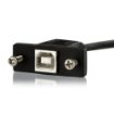 Picture of Startech.Com 3 Ft Panel Mount Usb Cable B To B - F/M - USBPNLBFBM3