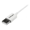 Picture of Startech.Com 0.5m White Micro Usb Cable - a To Micro B - USBPAUB50CMW